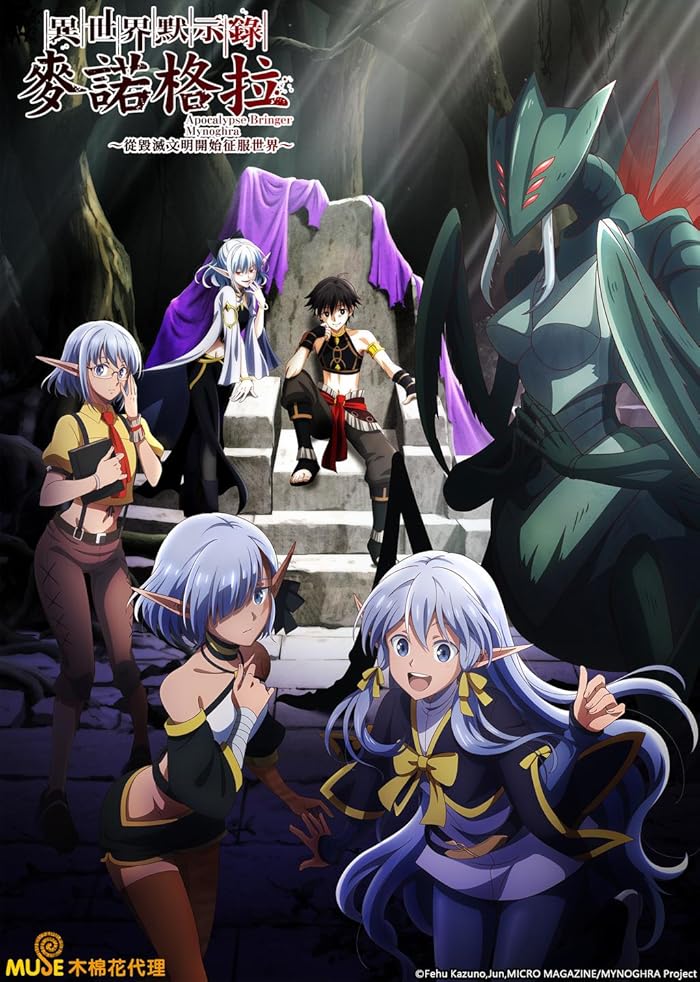 انمي Isekai Mokushiroku Mynoghra