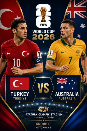 اهداف مباراة تركيا واستراليا كاس العالم 2026