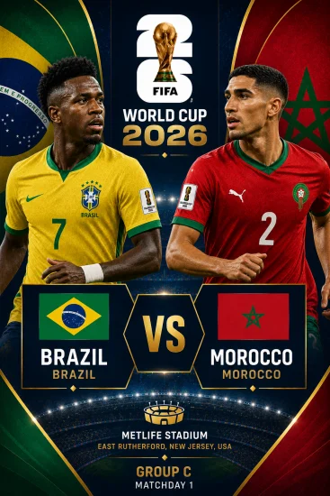 اهداف مباراة المغرب والبرازيل كاس العالم 2026
