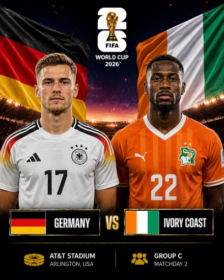 اهداف مباراة المانيا وكوت ديفوار كاس العالم 2026