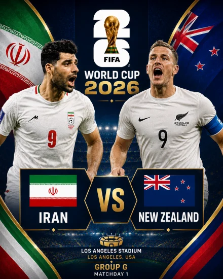 اهداف مباراة ايران ونيوزيلندا كاس العالم 2026