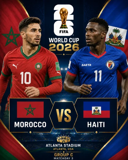 اهداف مباراة المغرب وهايتي كاس العالم 2026