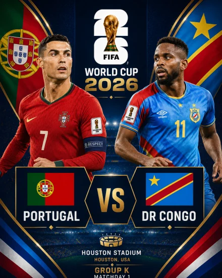 اهداف مباراة البرتغال والكونغو الديمقراطية كاس العالم 2026