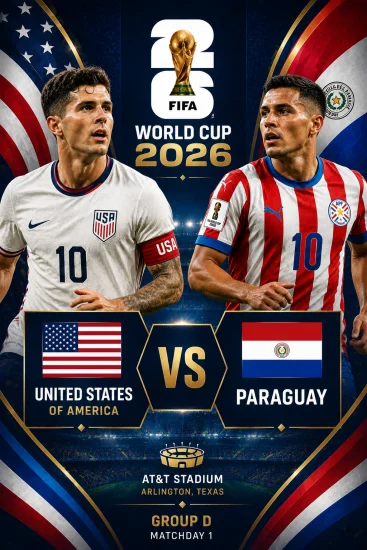 اهداف مباراة امريكا وباراجواي كاس العالم 2026
