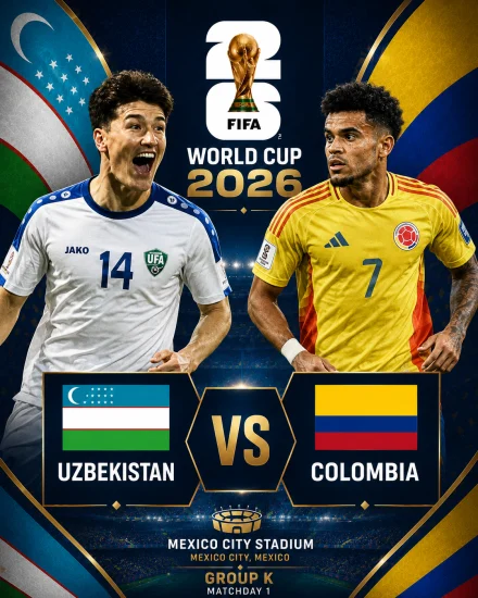 اهداف مباراة كولومبيا واوزبكستان كاس العالم 2026